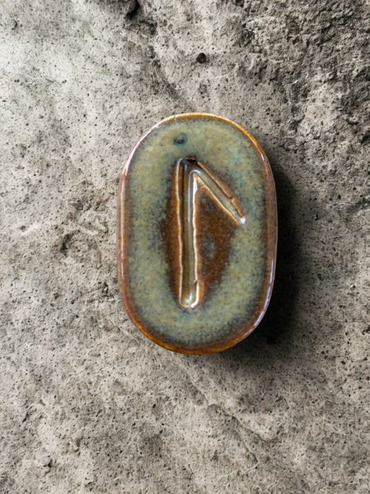 Handcrafted Clay Rune Tiles - FIRED EARTH
